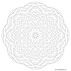 Coloring page: Mandalas (Mandalas) #22969 - Free Printable Coloring Pages