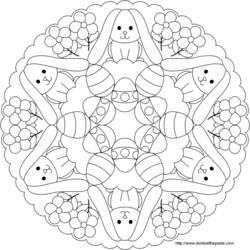 Coloring page: Mandalas (Mandalas) #23038 - Printable coloring pages