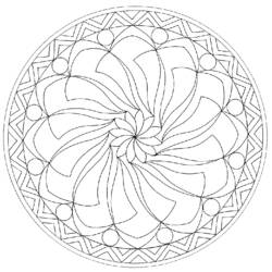 Coloring page: Mandalas (Mandalas) #23046 - Free Printable Coloring Pages