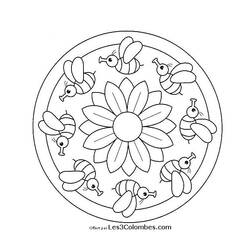 Coloring page: Mandalas for Kids (Mandalas) #124106 - Free Printable Coloring Pages