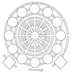 Coloring page: Mandalas for Kids (Mandalas) #124121 - Free Printable Coloring Pages