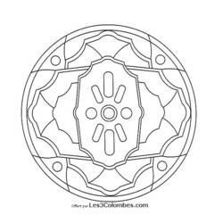 Coloring page: Mandalas for Kids (Mandalas) #124148 - Free Printable Coloring Pages