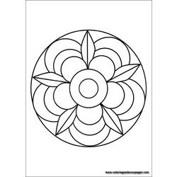 Coloring page: Mandalas for Kids (Mandalas) #124177 - Free Printable Coloring Pages