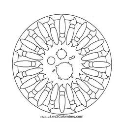 Coloring page: Mandalas for Kids (Mandalas) #124180 - Free Printable Coloring Pages