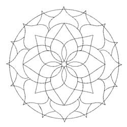 Coloring page: Mandalas for Kids (Mandalas) #124220 - Free Printable Coloring Pages