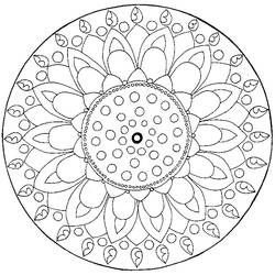 Coloring page: Mandalas for Kids (Mandalas) #124221 - Free Printable Coloring Pages