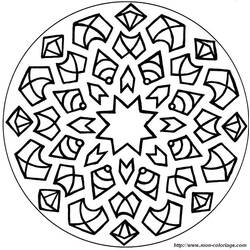 Coloring page: Mandalas for Kids (Mandalas) #124248 - Free Printable Coloring Pages