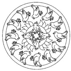 Coloring page: Mandalas for Kids (Mandalas) #124322 - Free Printable Coloring Pages