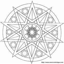 Coloring page: Mandalas for Kids (Mandalas) #124352 - Free Printable Coloring Pages