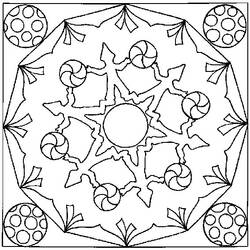 Coloring page: Mandalas for Kids (Mandalas) #124385 - Free Printable Coloring Pages