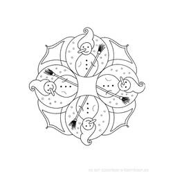 Coloring page: Mandalas for Kids (Mandalas) #124387 - Free Printable Coloring Pages