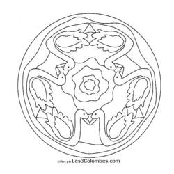 Coloring page: Mandalas for Kids (Mandalas) #124449 - Free Printable Coloring Pages