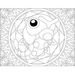 Coloring page: Pokemon Mandalas (Mandalas) #174032 - Free Printable Coloring Pages