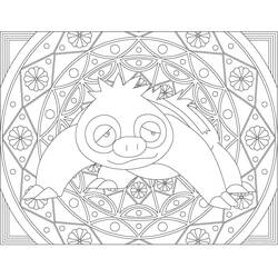 Coloring page: Pokemon Mandalas (Mandalas) #174046 - Free Printable Coloring Pages