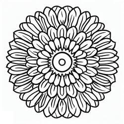Rose Window (Mandalas) coloring page #193009 to print and color