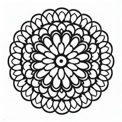 Rose Window (Mandalas) coloring page #193010 to print and color