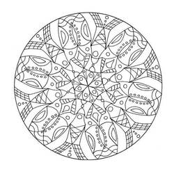 Rose Window (Mandalas) coloring page #193018 to print and color