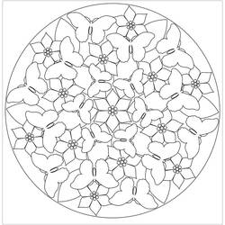 Coloring pages: Spring Mandalas - Free Printable Coloring Pages