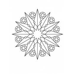 Coloring page: Star Mandalas (Mandalas) #117951 - Printable coloring pages