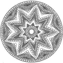 Coloring page: Star Mandalas (Mandalas) #117957 - Printable coloring pages