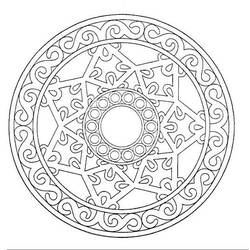 Coloring page: Star Mandalas (Mandalas) #117959 - Printable coloring pages