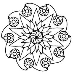 Coloring page: Star Mandalas (Mandalas) #117968 - Printable coloring pages
