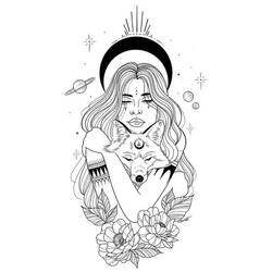 Wolf Mandalas (Mandalas) coloring page #214317 to print and color