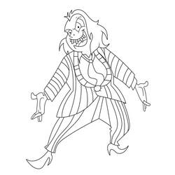 Beetlejuice (Movies and TV Shows) coloring page #222017 to print and color