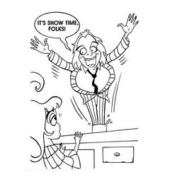 Beetlejuice - Free printable coloring pages