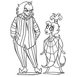 Beetlejuice (Movies and TV Shows) coloring page #222019 to print and color