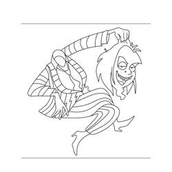 Beetlejuice (Movies and TV Shows) coloring page #222024 to print and color