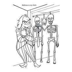 Beetlejuice (Movies and TV Shows) coloring page #222030 to print and color