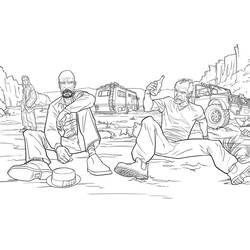 Coloring pages: Breaking Bad - Free Printable Coloring Pages