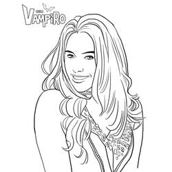 Coloring pages: Chica Vampiro - Free Printable Coloring Pages