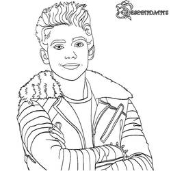 Coloring pages: Descendants - Free Printable Coloring Pages