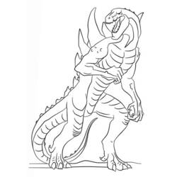 Godzilla (Movies and TV Shows) coloring page #173110 to print and color