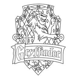 Coloring pages: Gryffondor - Free Printable Coloring Pages