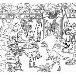 Jurassic Park (Movies and TV Shows) coloring page #176177 to print and color