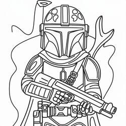 Mandalorian (Movies and TV Shows) coloring page #222047 to print and color