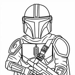 Mandalorian (Movies and TV Shows) coloring page #222051 to print and color