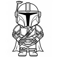 Mandalorian (Movies and TV Shows) coloring page #222053 to print and color