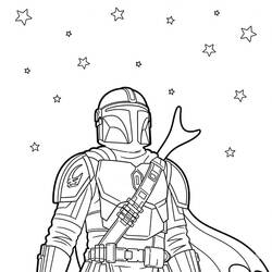 Mandalorian (Movies and TV Shows) coloring page #222056 to print and color