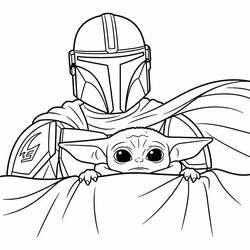 Mandalorian (Movies and TV Shows) coloring page #222059 to print and color