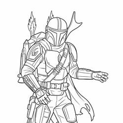 Mandalorian (Movies and TV Shows) coloring page #222060 to print and color