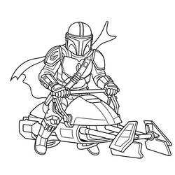 Mandalorian (Movies and TV Shows) coloring page #222067 to print and color