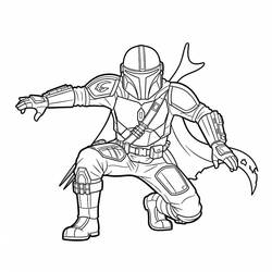 Mandalorian (Movies and TV Shows) coloring page #222069 to print and color