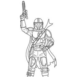 Mandalorian (Movies and TV Shows) coloring page #222071 to print and color