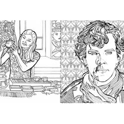 Coloring pages: Sherlock - Free Printable Coloring Pages