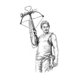 Coloring pages: The Walking Dead - Free Printable Coloring Pages