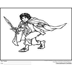 Coloring page: Hobbit (Movies) #70938 - Free Printable Coloring Pages